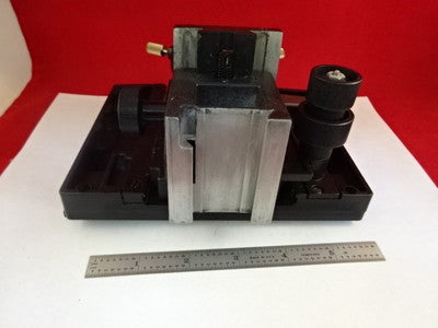 MICROSCOPE PART REICHERT MICROSTAR SPECIMEN TABLE STAGE MICROMETER BIN#L8-A-03