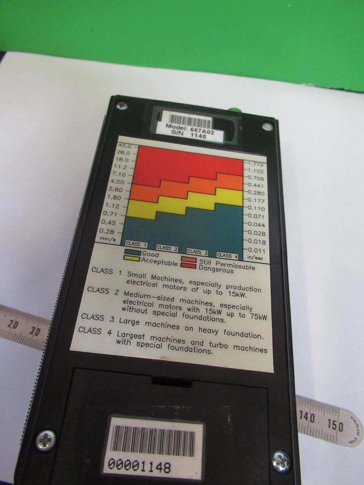 PCB PIEZOTRONICS IMI  687A02 VIBRATION METER for ACCELEROMETER Z7-A-17