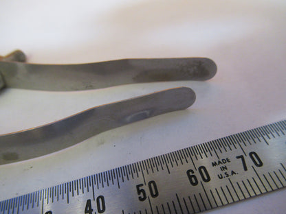 Antique American Optical Co. Spencer Lens Co. American Pair Clips Microscope Part