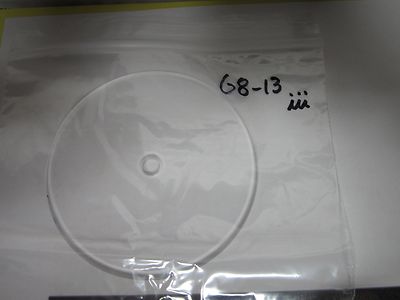 Optical Large Special BK7 Glass Wafer Wheel Filter Holed Laser Optics