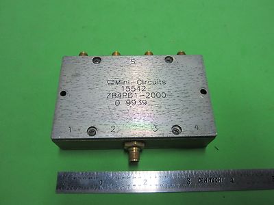 MINI CIRCUITS POWER SPLITTER ZB4PCI-2000 FREQUENZ HF-MIKROWELLEN BIN#50