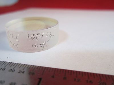 OPTICAL COATED FILTER WINDOW 1" x 3/8" HR@1.06N  LASER OPTICS BIN#5M-05