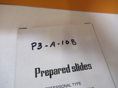 PREPARED SLIDES SPECIMEN SAMPLES JAPAN CCP MICROSCOPE PART AS PICTURED P3-A-108