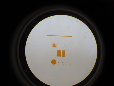 MICROSCOPE PART LOT EYEPIECES OLYMPUS 15X + RETICLE OPTICS AS IS BIN#N8-H-03