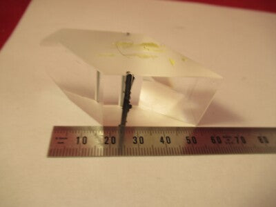Nikon Japan Glass Prism Head Microscope Part Optics