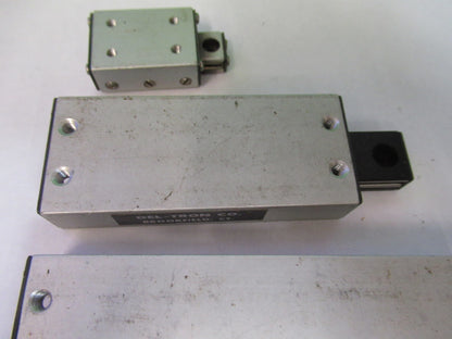 LOT 3 EA DELTRON POSITIONING LINEAR STAGE BALL BEARING AS PICTURED #P8-B-20