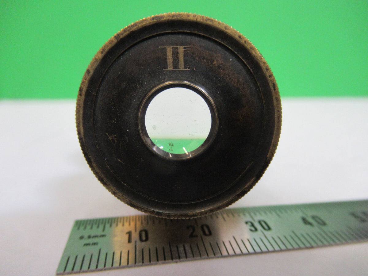 ANTIQUE SEIBERT GERMANY EYEPIECE RARE MICROSCOPE PART AS PICTURED R2-B-33