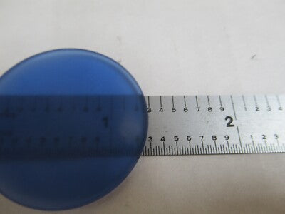 WILD HEERBRUGG SWISS BLUE FROSTED FILTER MICROSCOPE PART OPTICS &12-A-121