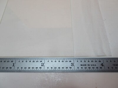 OPTICAL GLASS PLATE 3" X 3" LASER OPTICS AS PICTURED &FT-5-106
