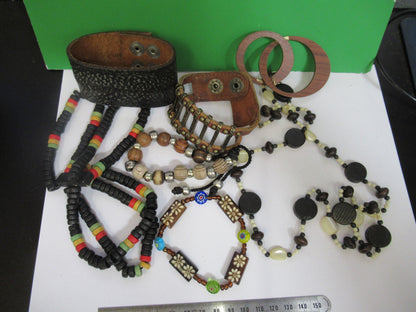 LOT JEWELRY FANTASY HANDMADE WRISTBAND NECKLACE ETC AS PICTURED X4-A-66