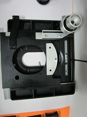 MICROSCOPE DIALUX LEITZ WETZLAR GERMANY STAGE MICROMETER TABLE OPTICS BIN#K8i