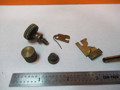 Lot Brass Parts Assorted Microscope Parts
