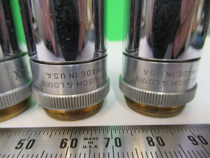BAUSCH LOMB LOT INDUSTRIAL OBJECTIVE MICROSCOPE PART AS PICTURED A2-FD-10