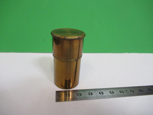 Antique Brass Watson UK 1890s Empty Can Microscope Part