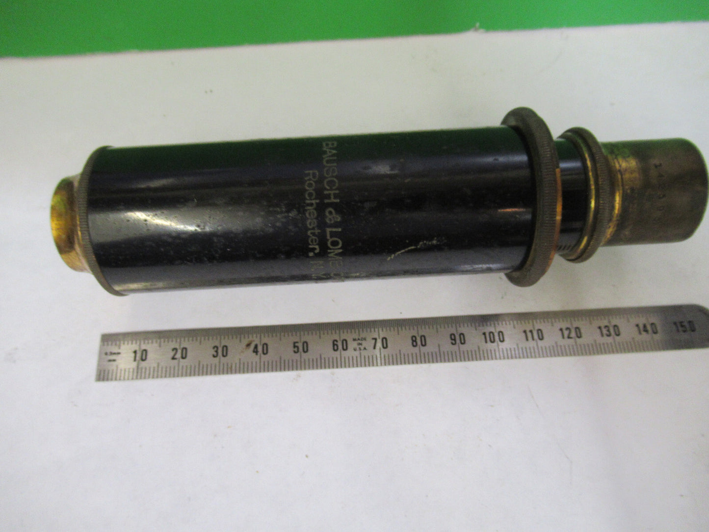 Antique Brass Bausch & Lomb Tubus Microscope Part