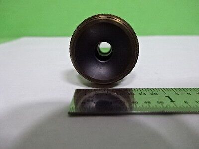 MIKROSKOPTEIL OBJEKTIV VINTAGE MESSING SPENCER 44X OPTIK WIE BESEHEN #B2-M-16