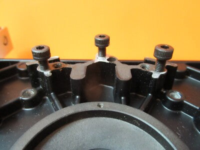 LEITZ SM-LUX GERMAN STAGE TABLE MICROMETERS MICROSCOPE PART as pictured 55R-B-26
