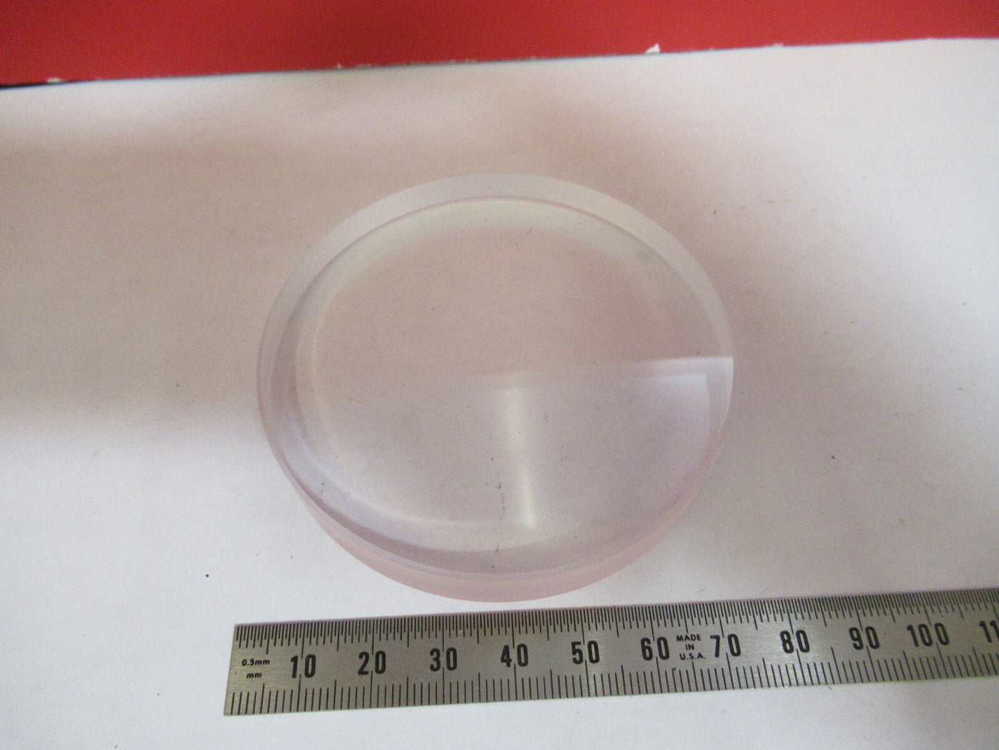OPTICAL FLAT UNCOATED FUSED SILICA PRO ZYGO LASER OPTICS AS PICTURED T9-A-32