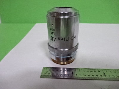 MICROSCOPE PART NIKON JAPAN BF DF  OBJECTIVE BD 40X OPTICS AS IS B#AI-09