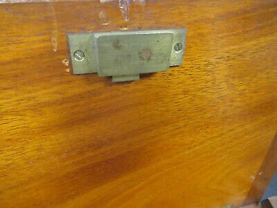 EMPTY WATSON UK LONDON WOOD CABINET ANTIQUE MICROSCOPE PART AS PICTURED #TB-5