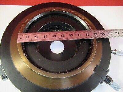 ZEISS POLMI DEUTSCHLAND BÜHNE DREHBARE POL-POLARISATIONSMIKROSKOP-TEIL WIE PIC &amp;12-A-07