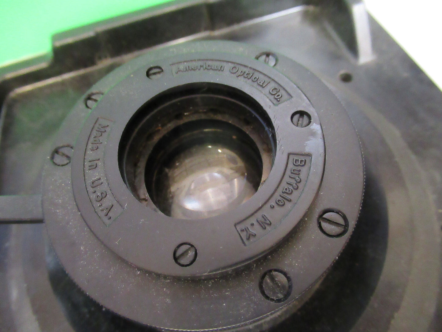 AMERICAN OPTICS AO SPENCER STAGE TABLE MICROSCOPE PART AS PICTURED #S9-B-16