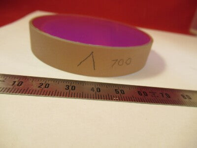 OPTICAL FLAT 1/10 WAVE COATED ZERODUR BEAM SPLITTER 3" DIAMETER OPTICS &14-A-10