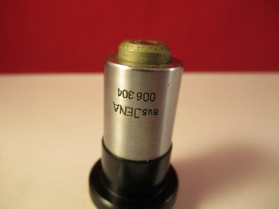 AUSJENA 10X /160 OBJECTIVE DARK PHASE OPTIC MICROSCOPE PART AS PICTURED &1E-B-37
