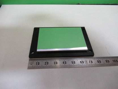 OLYMPUS JAPAN MOUNTED GLASS FLAT MIRROR MICROSCOPE PART AS PICTURED T4-A-25