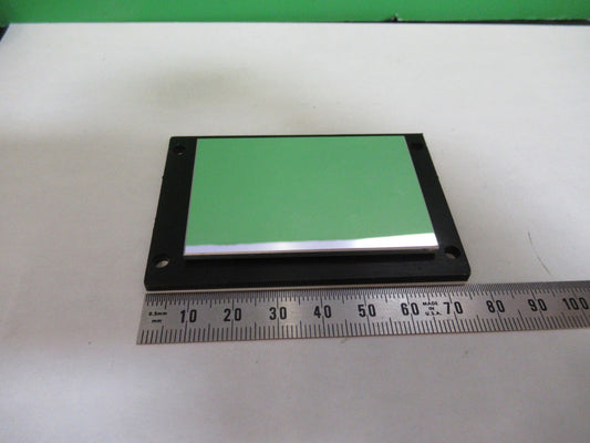 OLYMPUS JAPAN MOUNTED GLASS FLAT MIRROR MICROSCOPE PART AS PICTURED T4-A-25