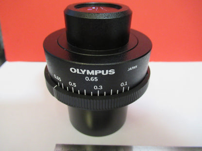 OLYMPUS BH CONDENSER IRIS U-LWCD OPTICS MICROSCOPE PART AS PICTURED Y5-A-01