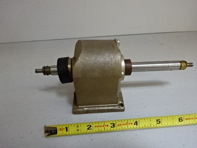 MICROSCOPE PART POLYVAR REICHERT LEICA STAGE MICROMETER ASSEMBLY AS IS #AL-04