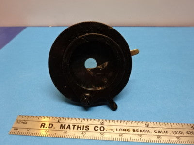 FOR PARTS ANTIQUE AO SPENCER CONDENSER IRIS OPTICS MICROSCOPE PART AS IS #90-14