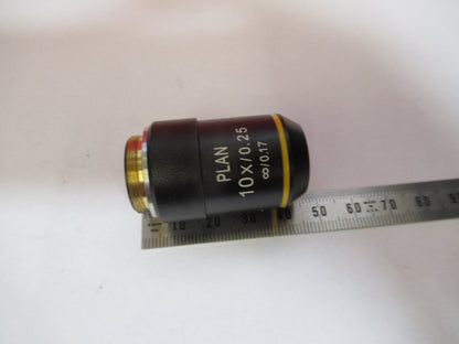 NICE GENERIC PLAN 10X INFINITY OBJECTIVE MICROSCOPE PART AS PICTURED &S9-A-88