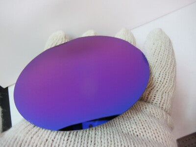 Very Nice Sapphire Wafer Single Crystal Platinum Coated