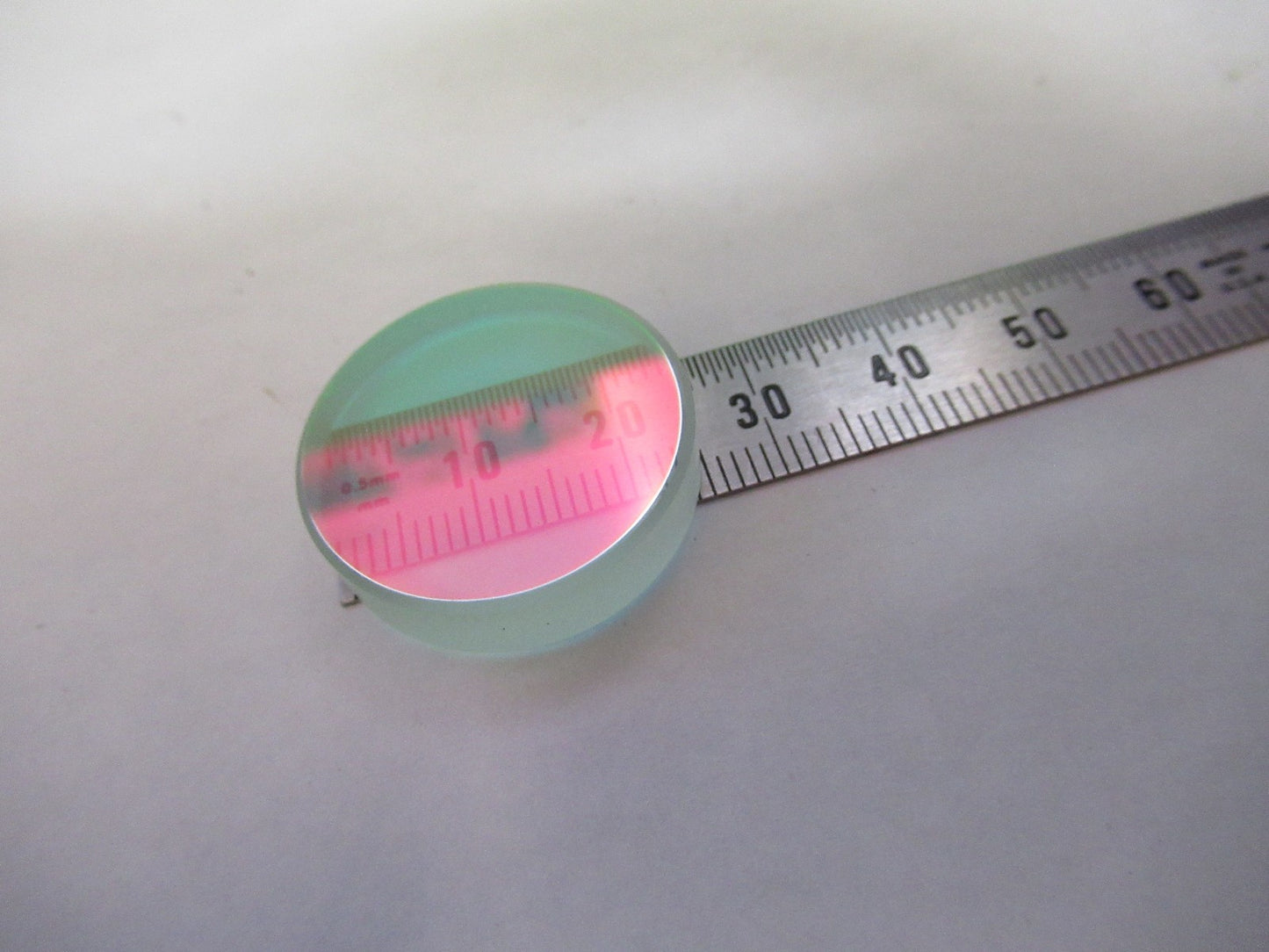 DICHROIC OPTICAL SPECTRA PHYSICS COATED LENS PHOTONICS OPTICS as pic T3-FT-96