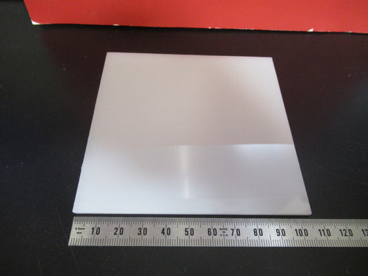 OPTICAL WHITE PLASTIC REFLECTIVE PLATE MICROSCOPE PART AS Pictured S8-B-15