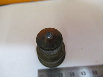 ANTIQUE  BRASS BAUSCH LOMB OBJECTIVE 1/6 MICROSCOPE PART AS PICTURED S4-B-38