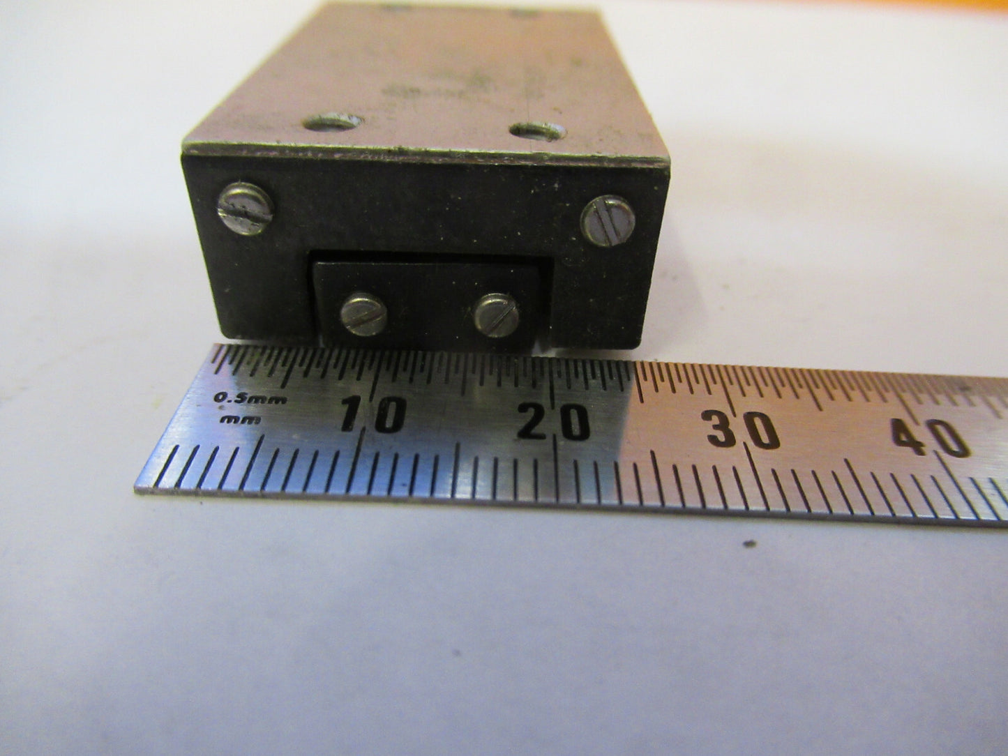 DEL-TRON MINI LINEAR POSITIONING SLIDE BEARING PART AS PICTURED #1E-FT-54
