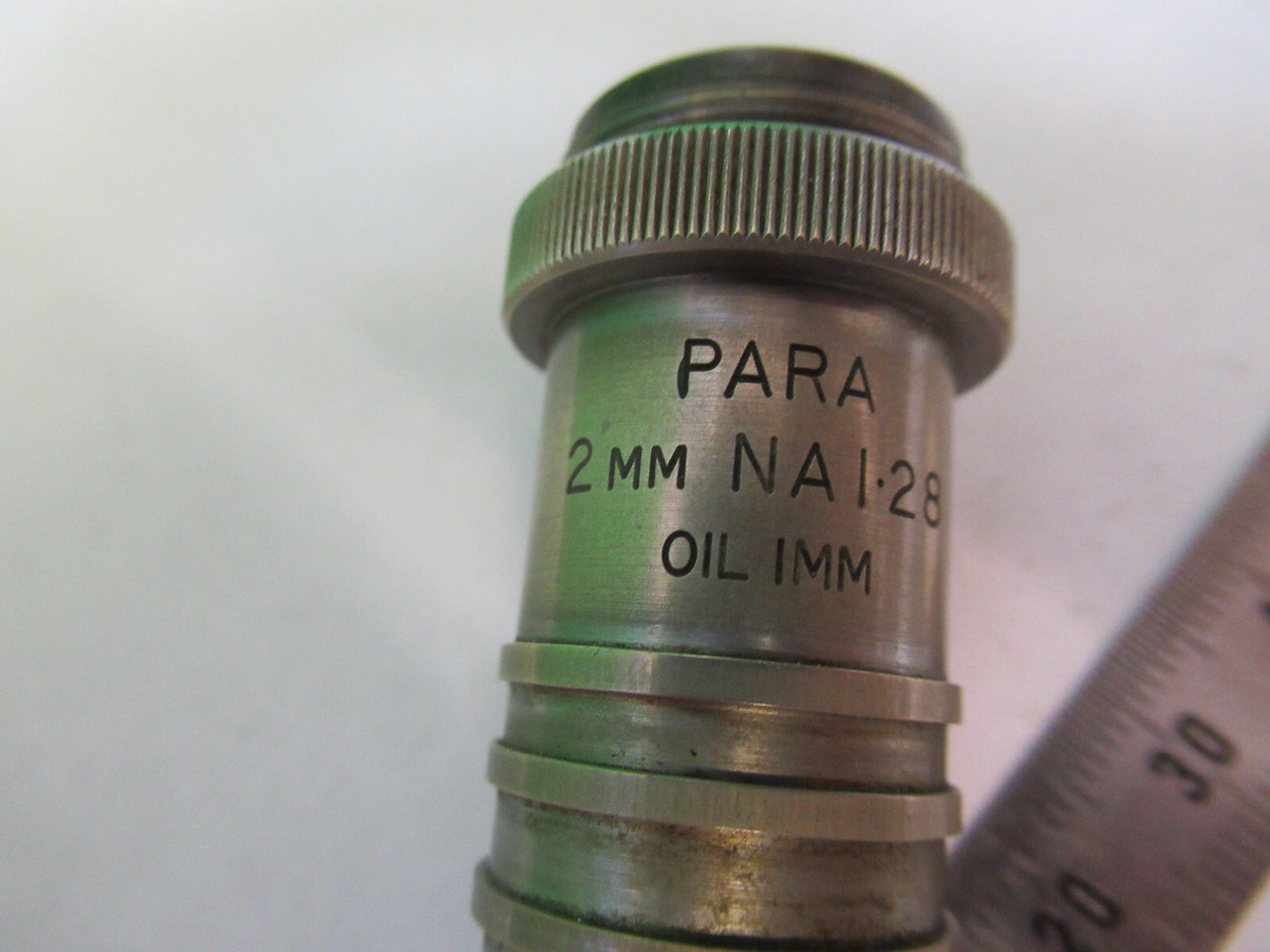 WATSON LONDON  PARA 100X OBJECTIVE OPTICS MICROSCOPE PART AS PICTURED R2-B-82