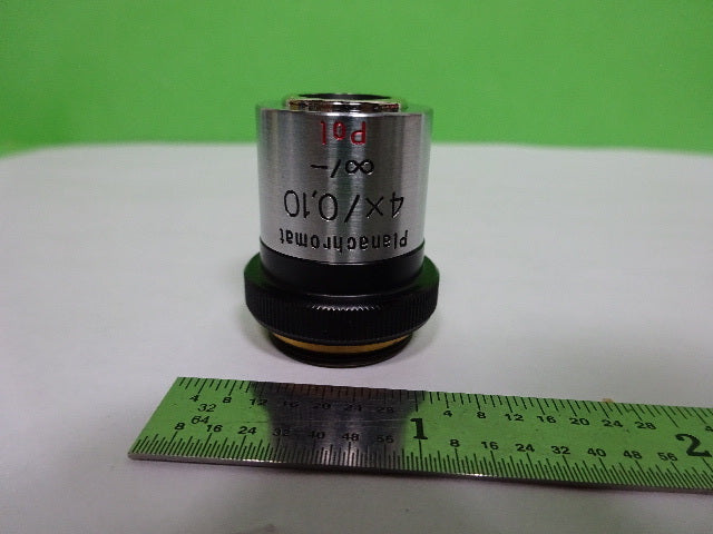MIKROSKOPTEIL ZEISS DEUTSCHLAND POLMI-OBJEKTIV 4X POL-OPTIK WIE BESEHEN #AQ-03