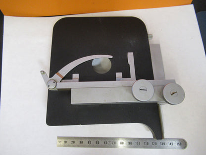 LEITZ WETZLAR STAGE XY TABLE MICROMETER MICROSCOPE PART AS PICTURED Y2-A-78