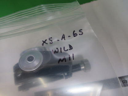 WILD M11 SWISS BINO CONDENSER +IRIS OPTICS MICROSCOPE PART AS PICTURED X5-A-65