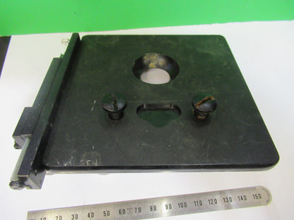 SPENCER AO VINTAGE STAGE TABLE XY ANTIQUE MICROSCOPE PART AS PICTURED X5-A-11