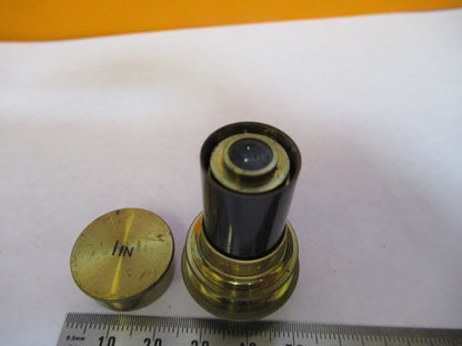 BECK ENGLAND OBJECTIVE LENS ANTIQUE OPTICS MICROSCOPE PART AS PICTURED Y2-A-77
