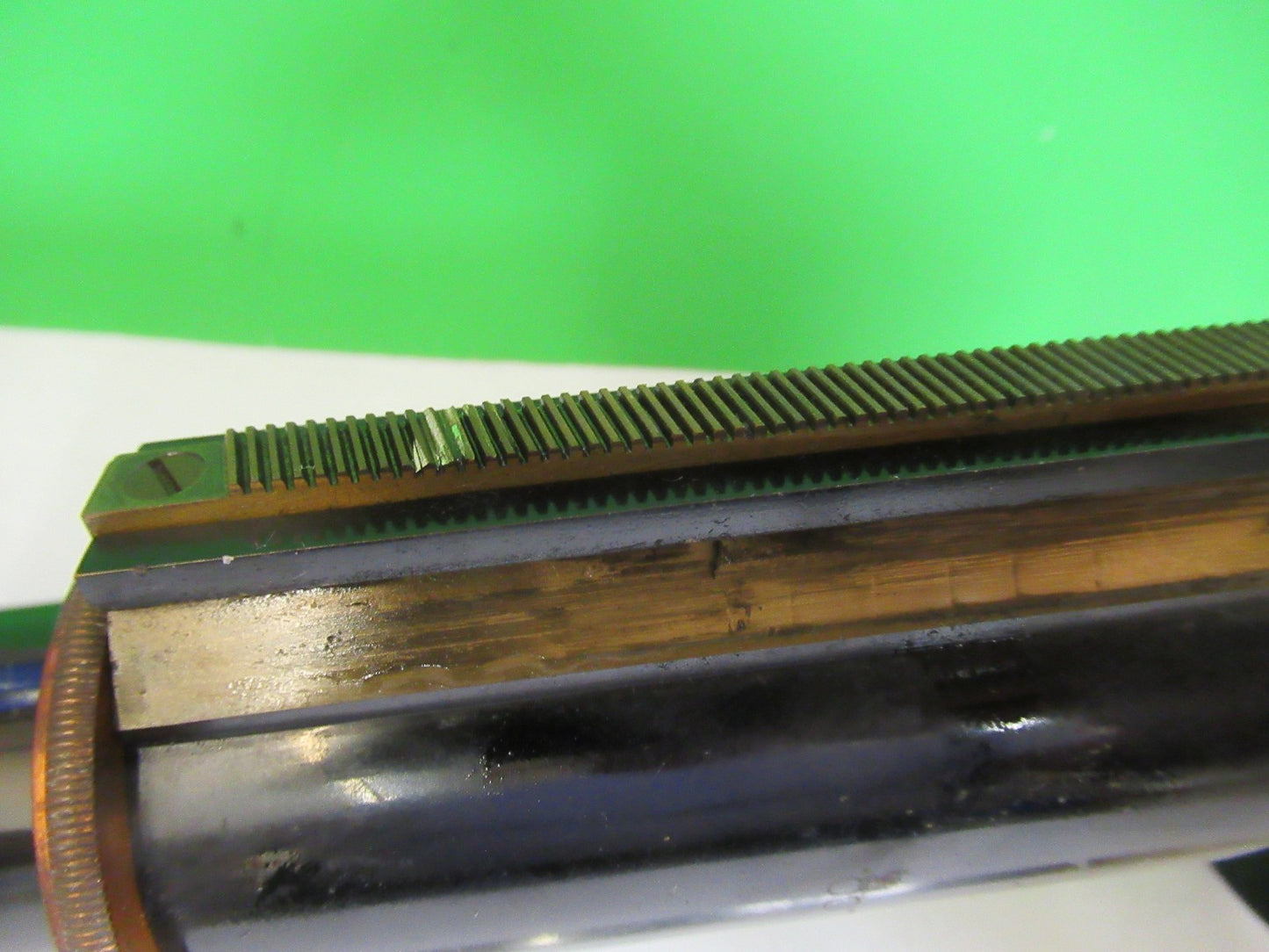 BAUSCH LOMB ANTIQUE BRASS TUBUS NOSEPIECE MICROSCOPE PART AS PICTURED  Y4-FT-91