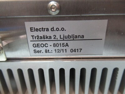 ELECTRA D.O.O. GEOC 8015A POWER SUPPLY from LPKF LASER AS PICTURED &17-A-22