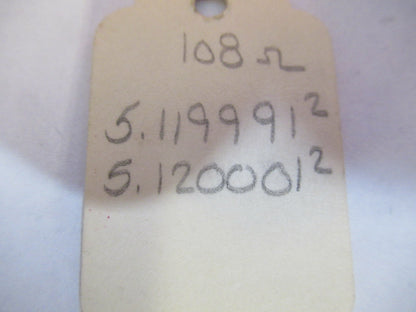 BLILEY 5.120 RESONATOR QUARTZ CRYSTAL GLASS PKG FREQUENCY AS PICTURED &1-DT-12