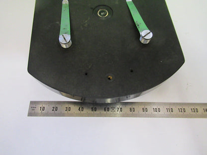 UNITRON JAPAN STAGE TABLE CLIPS IRIS OPTICS MICROSCOPE PART AS PICTURED V3-A-49