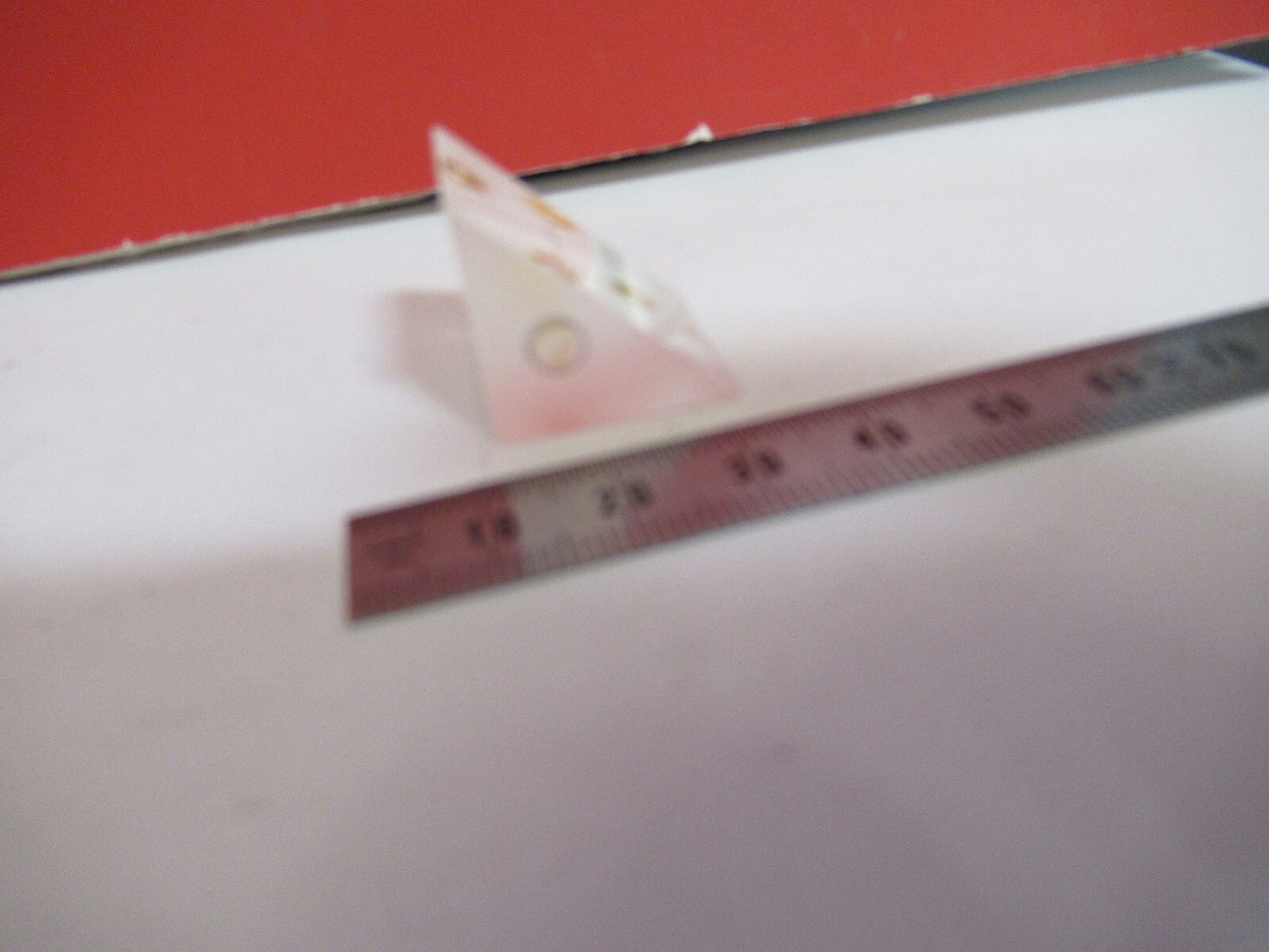 BAUSCH LOMB GLASS PRISM HEAD MICROSCOPE PART AS PICTURED  T1-A-55